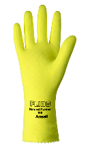 GLOVE NATURAL LATEX SIZE 10 FLOCK LINED (PR) - Exam Gloves